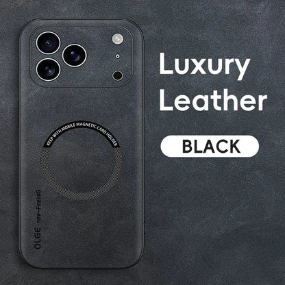 MAGHIDE – Premium Leather MagSafe Case for iPhone 11-17 Series 2