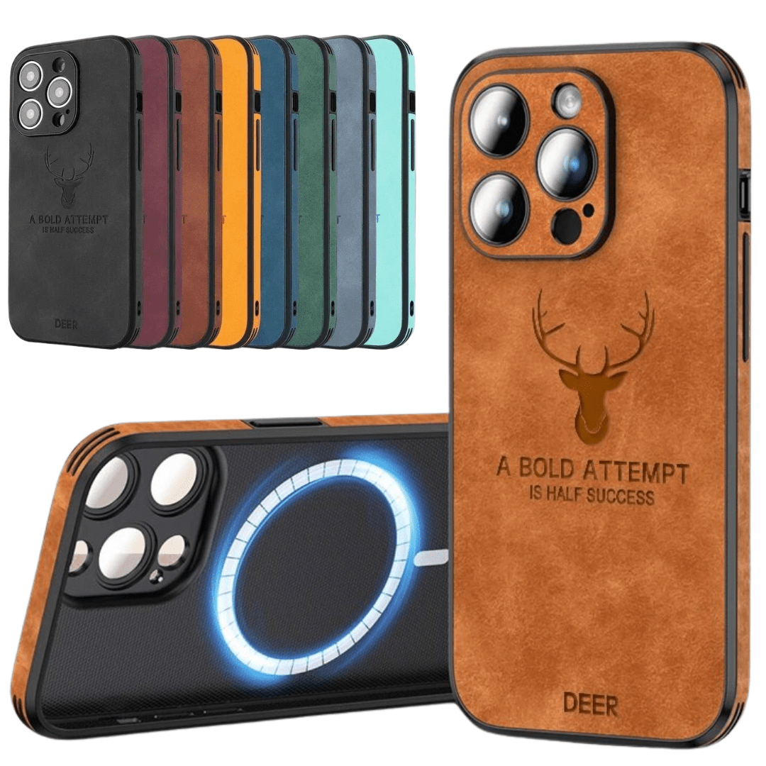 LUXIGUARD COURO – Capa de Luxo para iPhone com Proteção contra Impactos