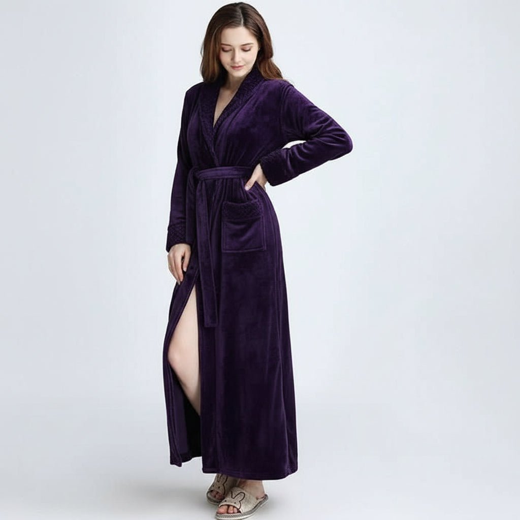 Luxora Robe – Fluffy women's bathrobe for ultimate comfort