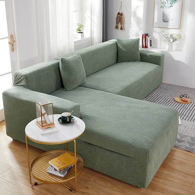 FURNIFIT – Custom Fit Polyester Sofa Cover for L-Shaped Couches 2