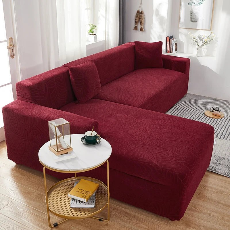 FURNIFIT – Custom Fit Polyester Sofa Cover for L-Shaped Couches 3