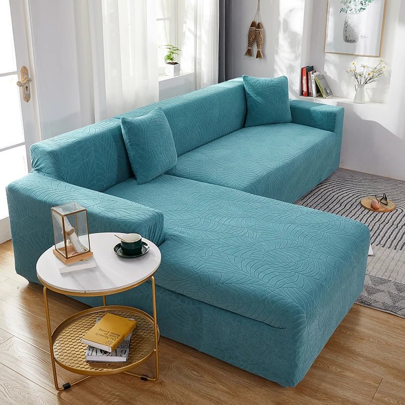 FURNIFIT – Custom Fit Polyester Sofa Cover for L-Shaped Couches 0