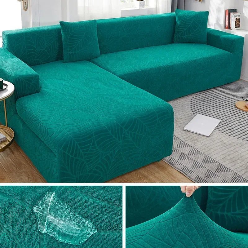 FURNIFIT – Custom Fit Polyester Sofa Cover for L-Shaped Couches 10