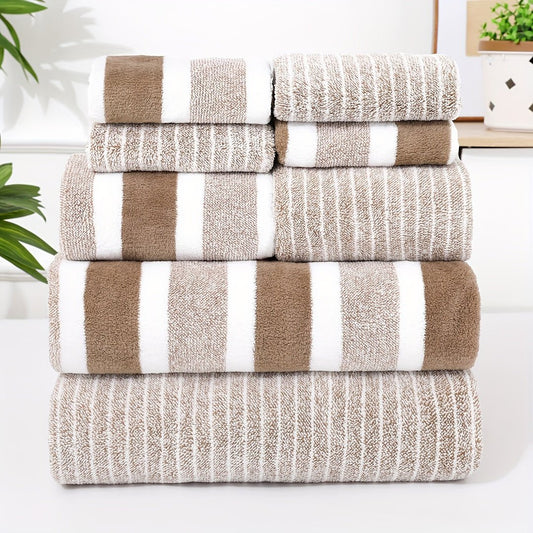  Luxury coral bathing towel set-ultraich & absorbing for ultimate comfort-1