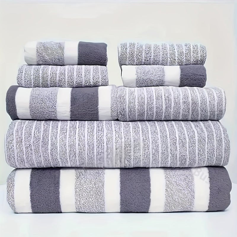  Luxury coral bathing towel set-ultraich & absorbing for ultimate comfort-3