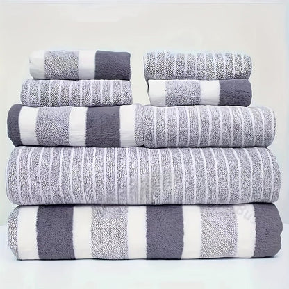  Luxury coral bathing towel set-ultraich & absorbing for ultimate comfort-3