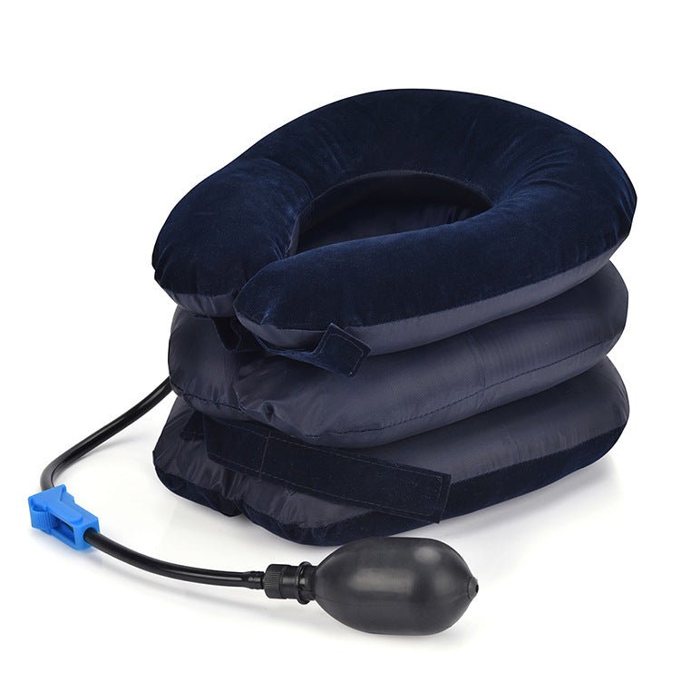  Luxury inflatable neck support car - ergonomic pain relief and customizable support-5