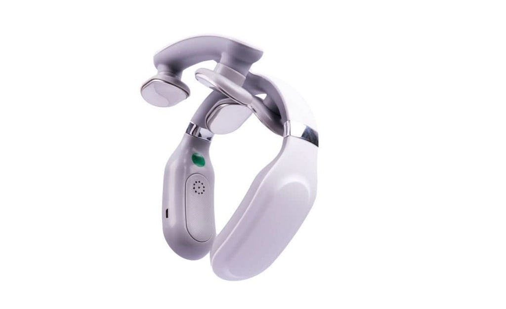  Luxury neck massage device with warmth & vibration - Shiatsu shoulder relaxation-6