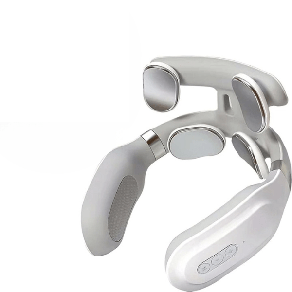  Luxury neck massage device with warmth & vibration - Shiatsu shoulder relaxation-3