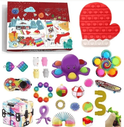 Cuenta regresiva mágica – Calendario de adviento mágico con sorpresas sensoriales para niños