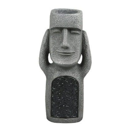 TRÍO MÁGICO – Estatuas de jardín de resina solar para una atmósfera exterior encantadora