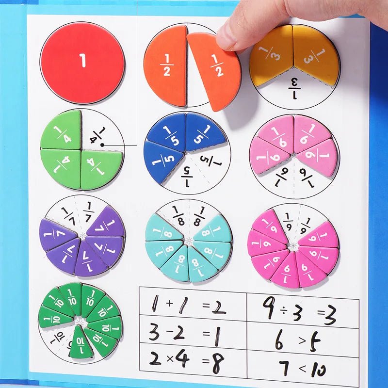 MagicMath - Apprendre les fractions de manière ludique avec des puzzles colorés
