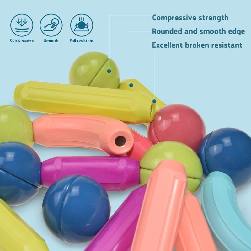 Magicsnap Builders - Set di costruzioni magnetiche per bambini - Costruzioni creative e divertimento per l'apprendimento