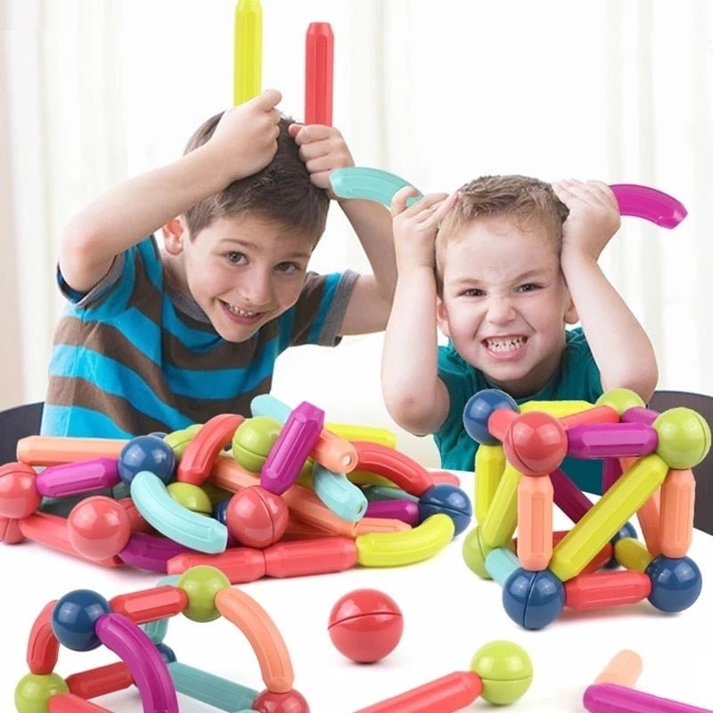 Magicsnap Builders - Set di costruzioni magnetiche per bambini - Costruzioni creative e divertimento per l'apprendimento