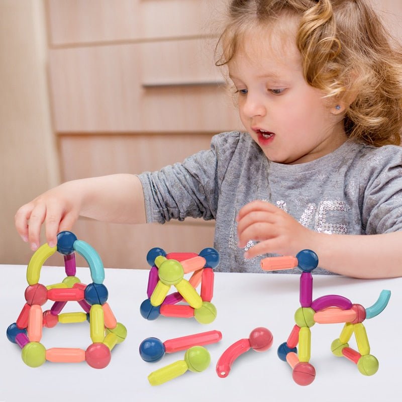 Magicsnap Builders - Set di costruzioni magnetiche per bambini - Costruzioni creative e divertimento per l'apprendimento