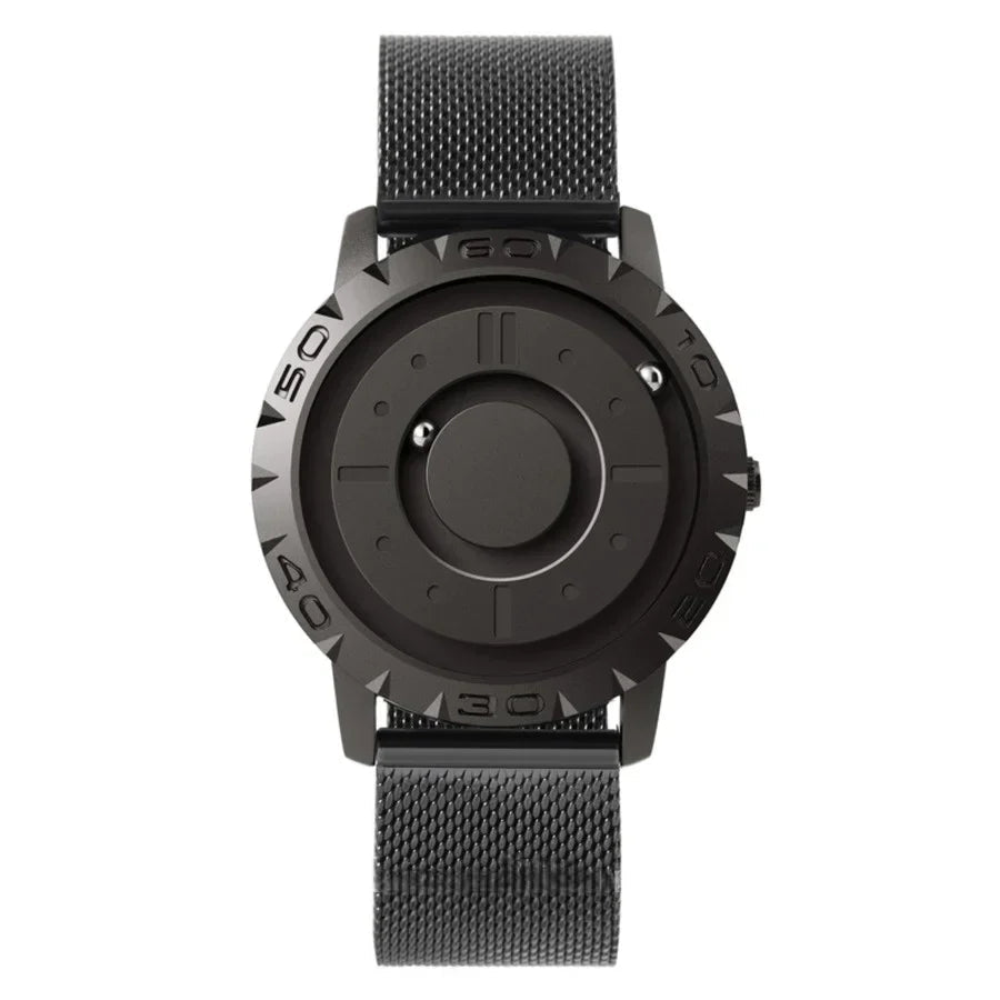  Magnnetball clock - innovative time measurement with magnetic balls & stainless steel bracelet-4