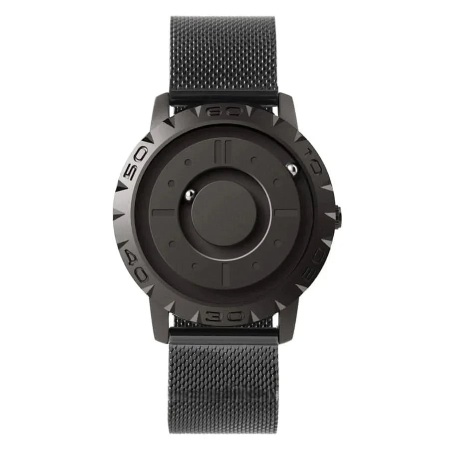  Magnnetball clock - innovative time measurement with magnetic balls & stainless steel bracelet-4