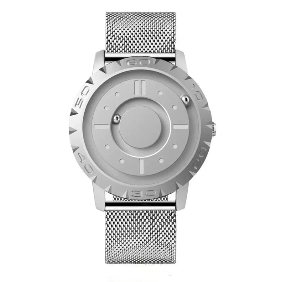  Magnnetball clock - innovative time measurement with magnetic balls & stainless steel bracelet-6