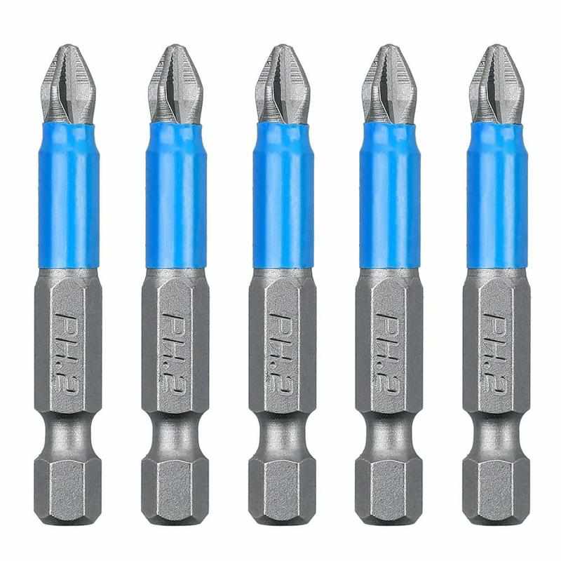 Magnetic Anti-Slip Drill Bits Set of 10 – High-Quality PH2 for Efficient Screw Removal-5