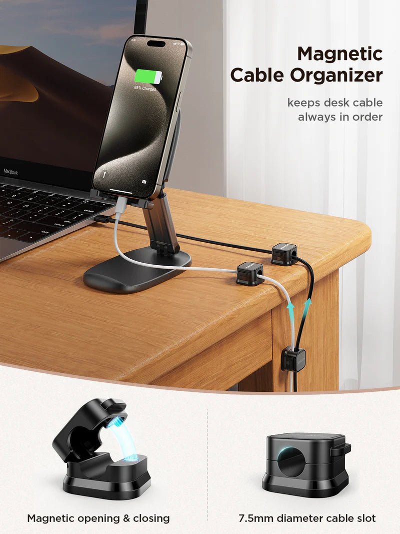 MAGNITIDY – Magnetische Kabel Organizer voor een Opgeruimde Werkplek