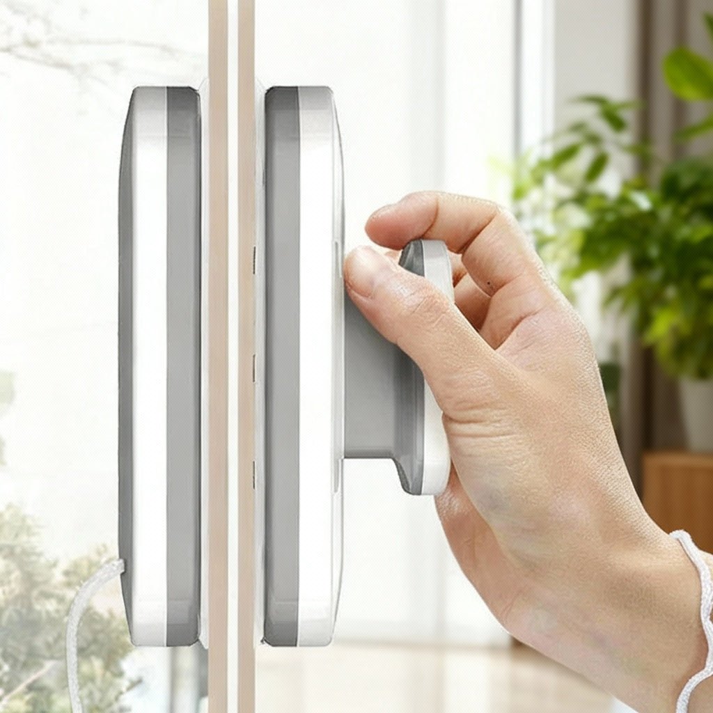 GLASSMAG – Double-Sided Magnetic Window Wiper for Indoor & Outdoor Cleaning 3