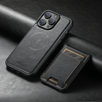 Custodia in pelle Magvibe - Protezione premium per smartphone con supporto per schede e MagSafe