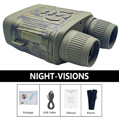 NightPulse – Night vision binoculars with infrared technology & recording function