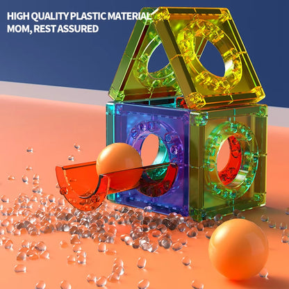 Magniblocks - Set di costruzioni magnetiche da 69 pezzi per il gioco creativo e l'apprendimento