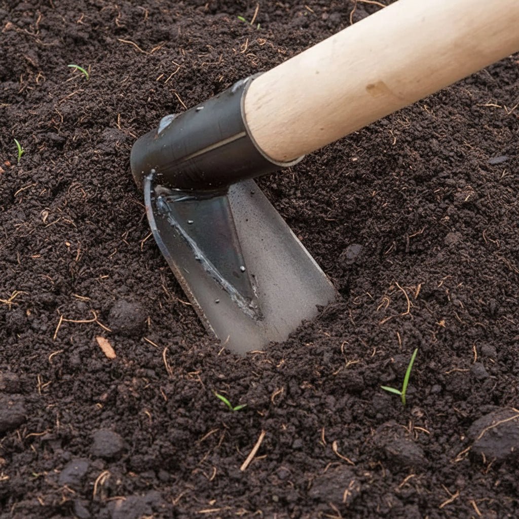 Durable Manganese Steel Garden Hoe for Weeding, Digging, and Planting 4