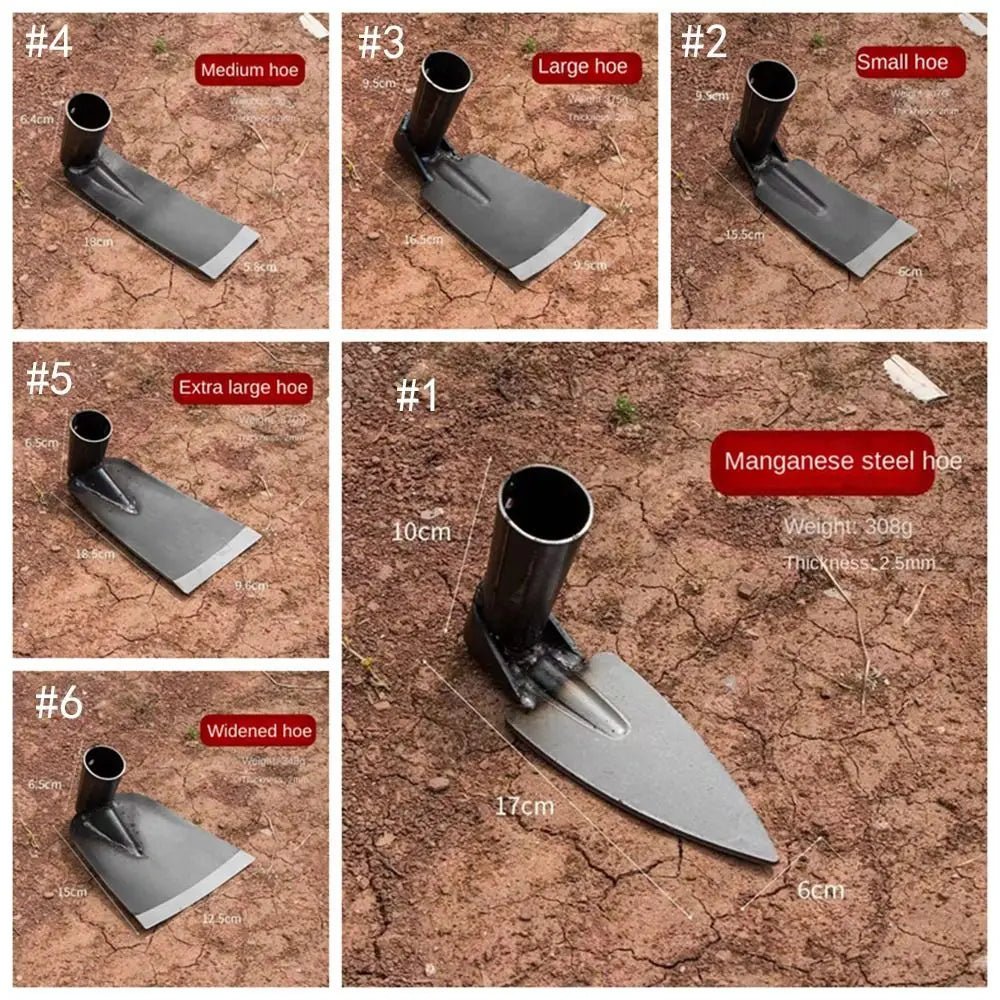 Durable Manganese Steel Garden Hoe for Weeding, Digging, and Planting 5