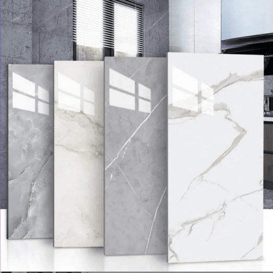 MARBLIQUE – Piastrelle per pavimenti in PVC effetto marmo autoadesive