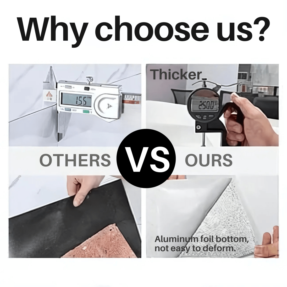 MARBLIQUE – Itsekiinnittyvät marmorikuvioiset PVC-lattialaatat