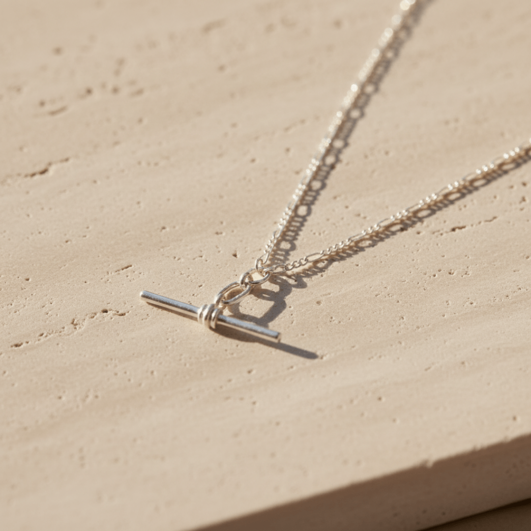 Collar de plata Mariner's Fob