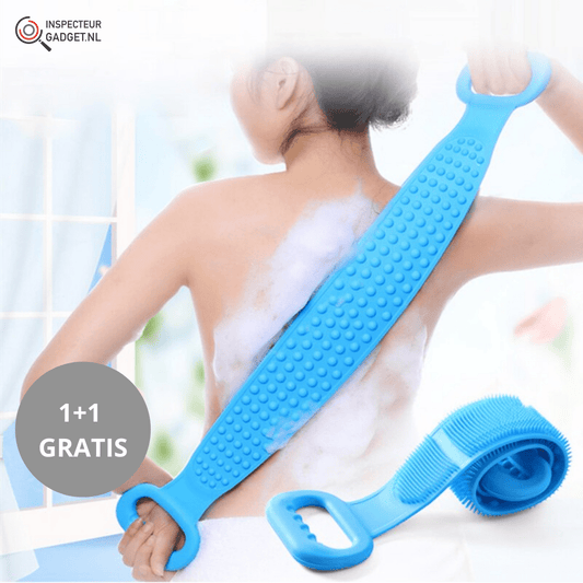 Massage Brush Pro - intensive body peeling for radiant skin, silicone, hygienic-1