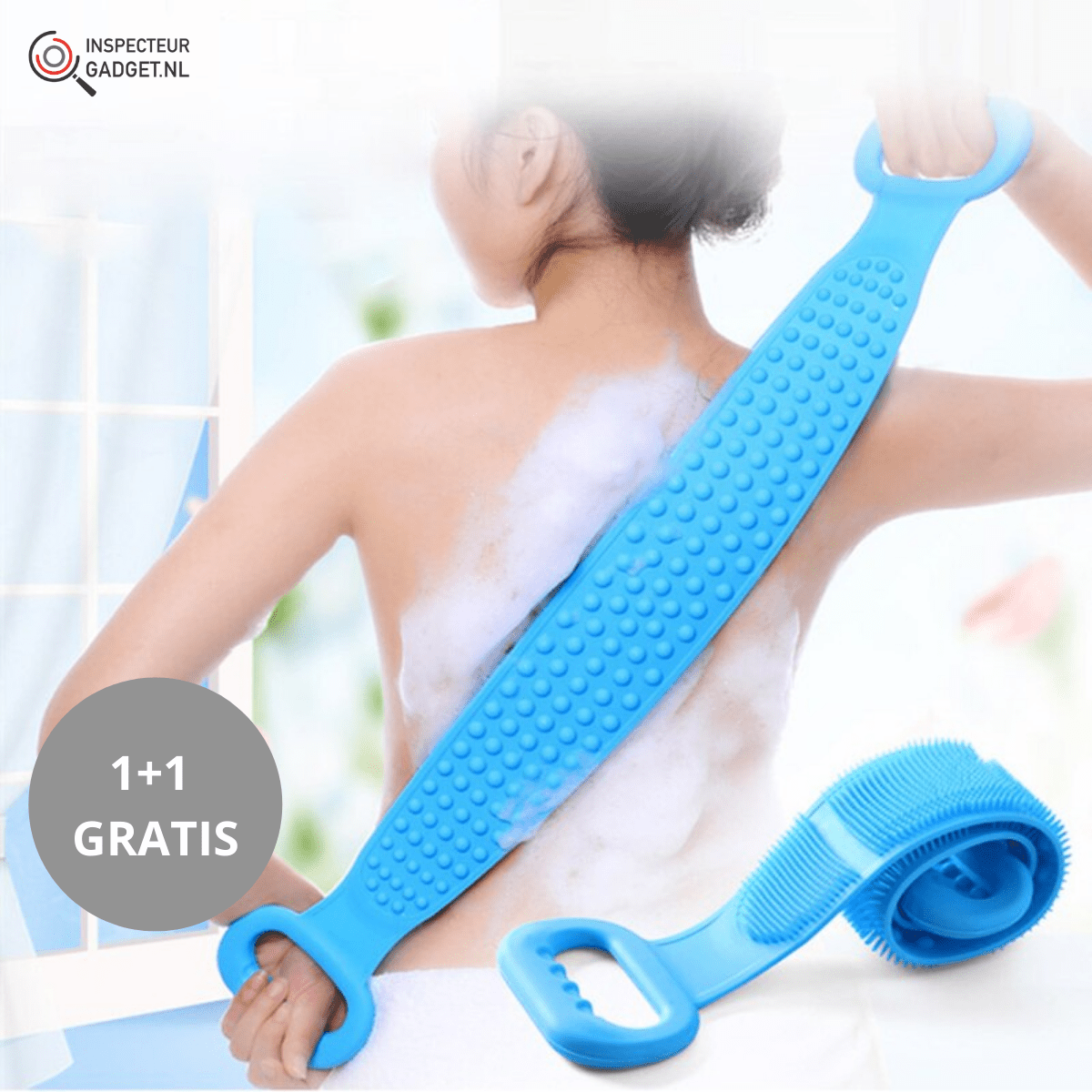  Massage Brush Pro - intensive body peeling for radiant skin, silicone, hygienic-2