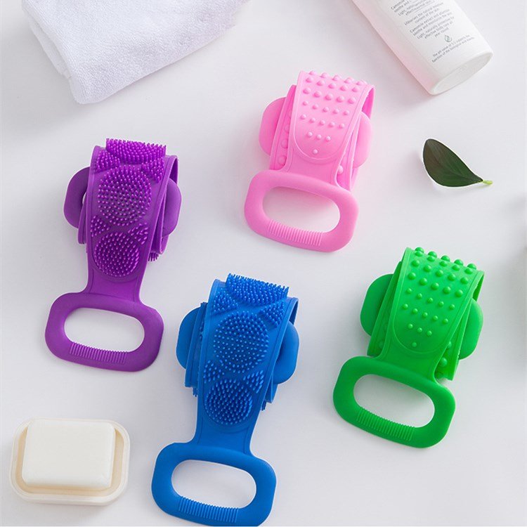  Massage Brush Pro - intensive body peeling for radiant skin, silicone, hygienic-5