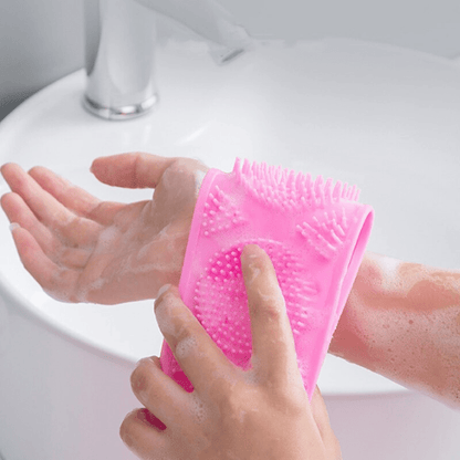  Massage Brush Pro - intensive body peeling for radiant skin, silicone, hygienic-6