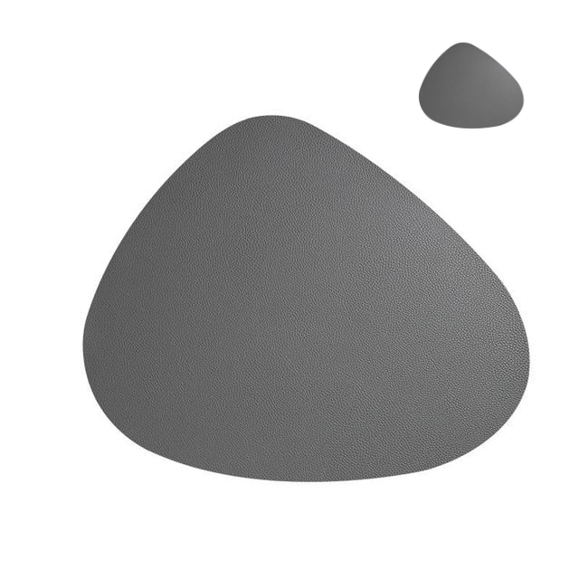 MATELLE – Hittebestendige PU Leren Placemat- en Onderzetterset voor Elegant Dineren