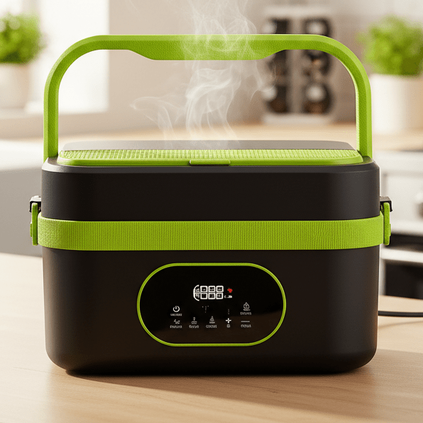 MEALONMOVE – Boîte à déjeuner autonome sans fil auto-chauffante pour repas chauds partout