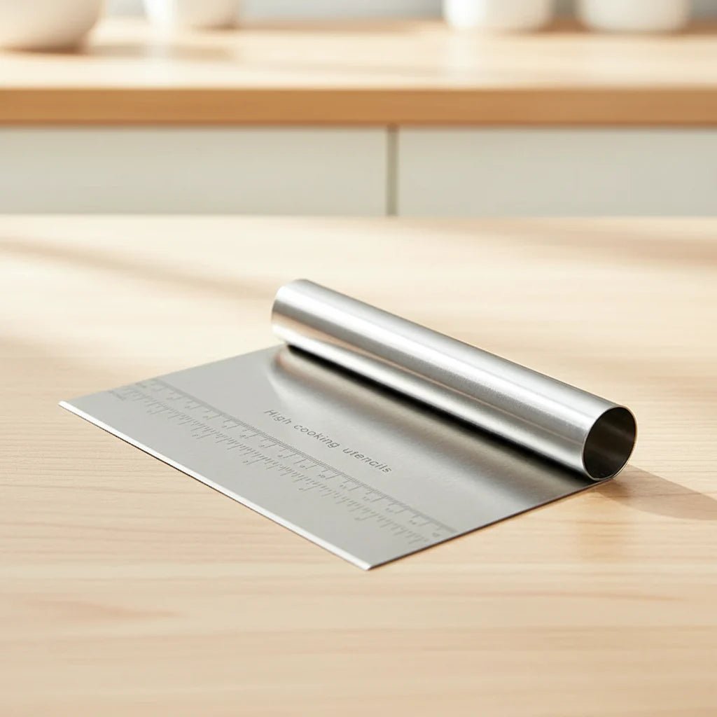 MEASURECHEF – RVS Deegspatel en Deegschraper met Maatverdeling