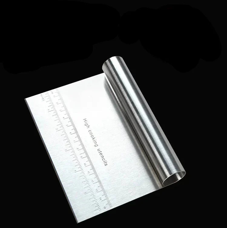 MEASURECHEF – RVS Deegspatel en Deegschraper met Maatverdeling