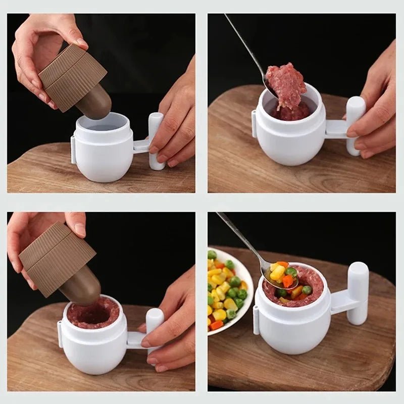 BALLCRAFT – Non-Stick Stuffed Meatball Mold Set for Perfect Results 2