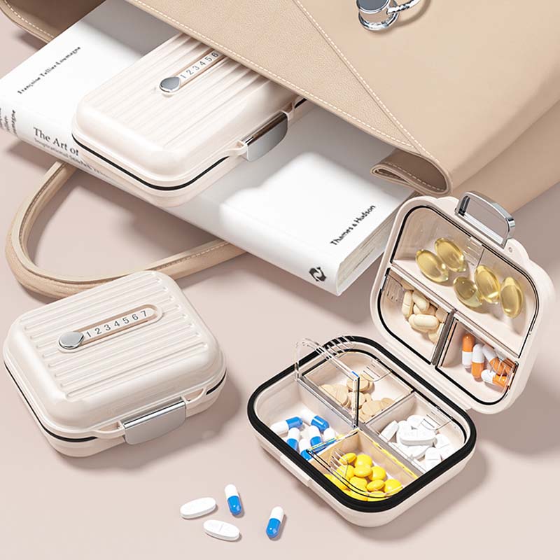 MediVault – Pastillero compacto con triple protección de sellado