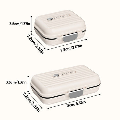 MediVault – Pastillero compacto con triple protección de sellado