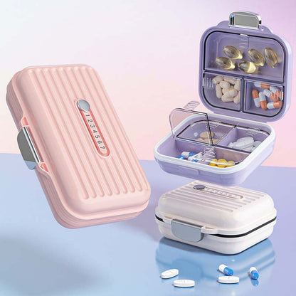 MediVault – Pastillero compacto con triple protección de sellado