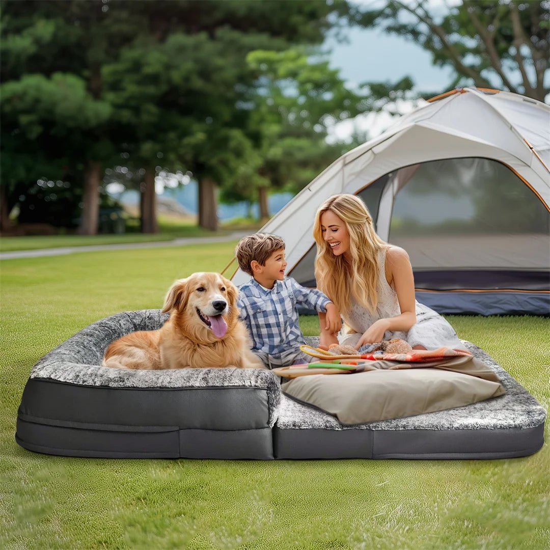 NAPISLAND – giant 180 cm dog bed for pets and owners 3