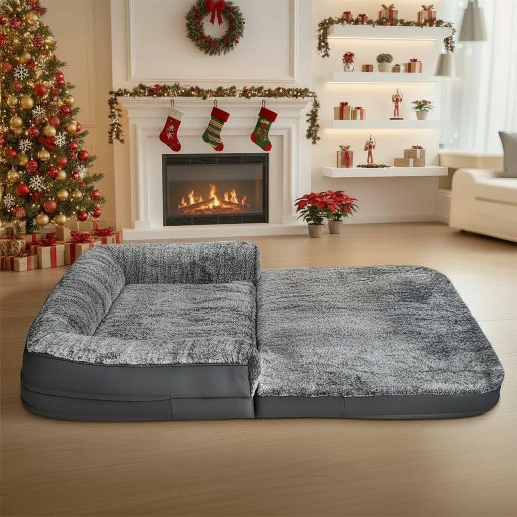 NAPISLAND – giant 180 cm dog bed for pets and owners 0