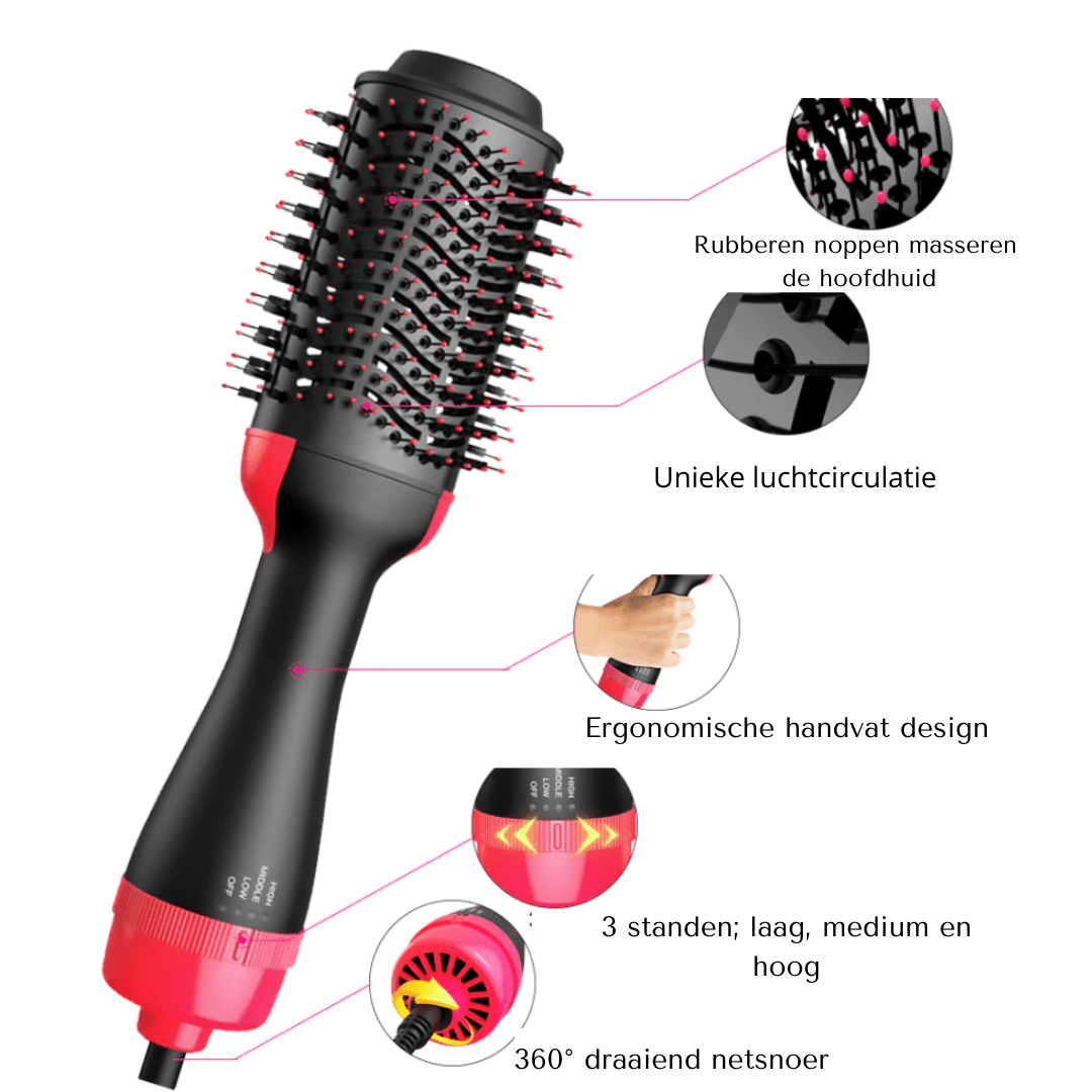  Mella Prostyle-4-in-1 hair dryer and hair dryer with 3 heat settings-6