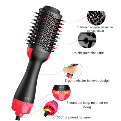  Mella Prostyle-4-in-1 hair dryer and hair dryer with 3 heat settings-6