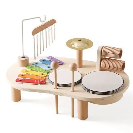 Melodiny Set – Wooden Baby Musical Instruments – Xylophone and Early Sound Learning for Toddlers